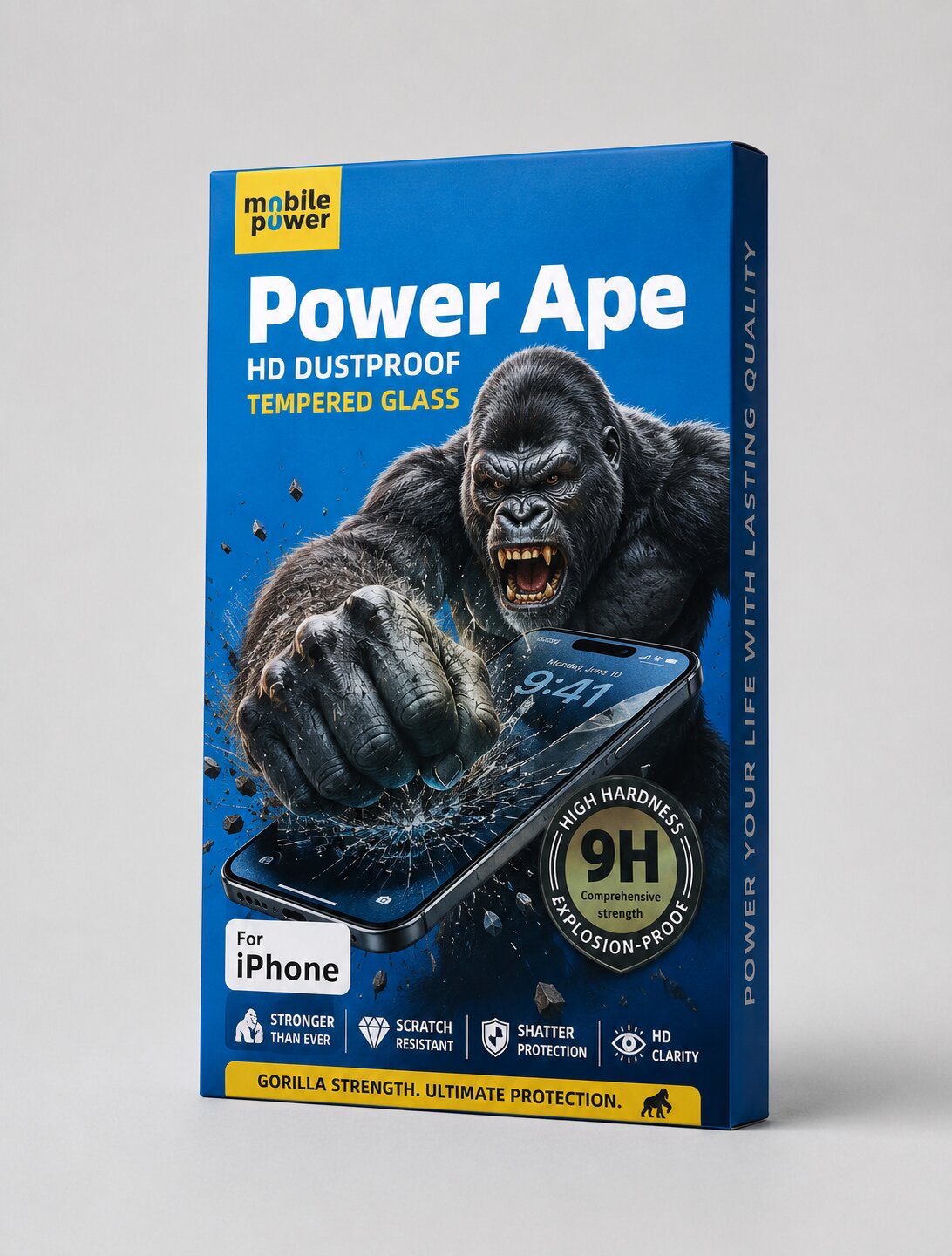 Power Ape Privacy Glass – iPhone & Samsung Screen Protector