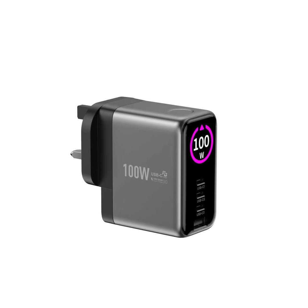 Digital GaN Fast Charging Adapter 45W - 100W