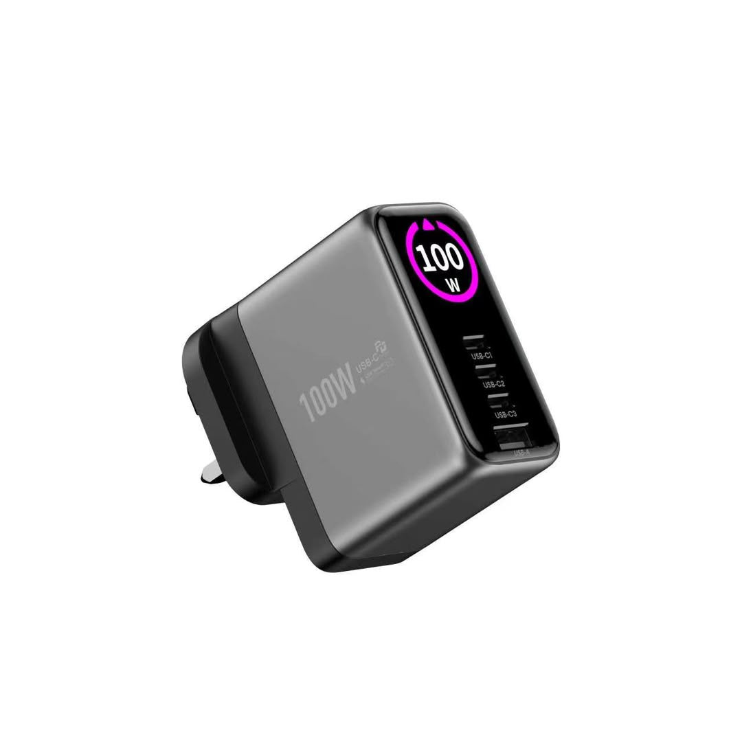 Digital GaN Fast Charging Adapter 45W - 100W